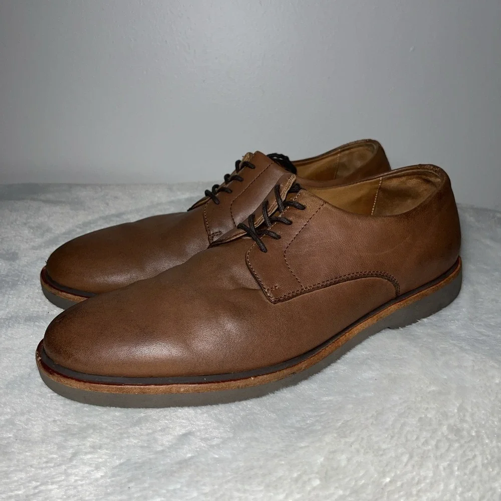 Gentle‎ Souls Oxfords Men's Size 8.5 Brown Cognac Leather Classic Shoes Designer